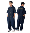 Coverall Shortsleeve Jumpsuit Denim Indigo