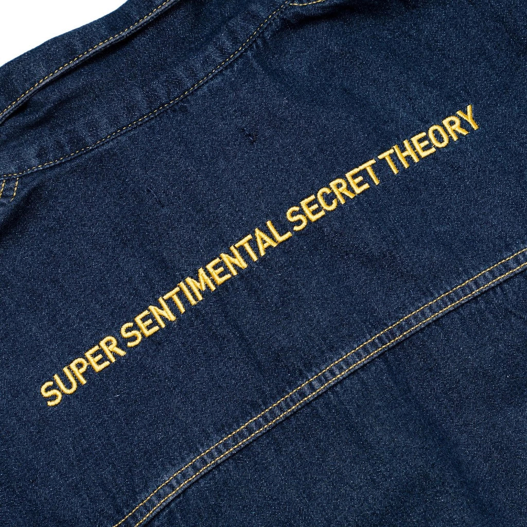 Coverall Shortsleeve Jumpsuit Denim Indigo