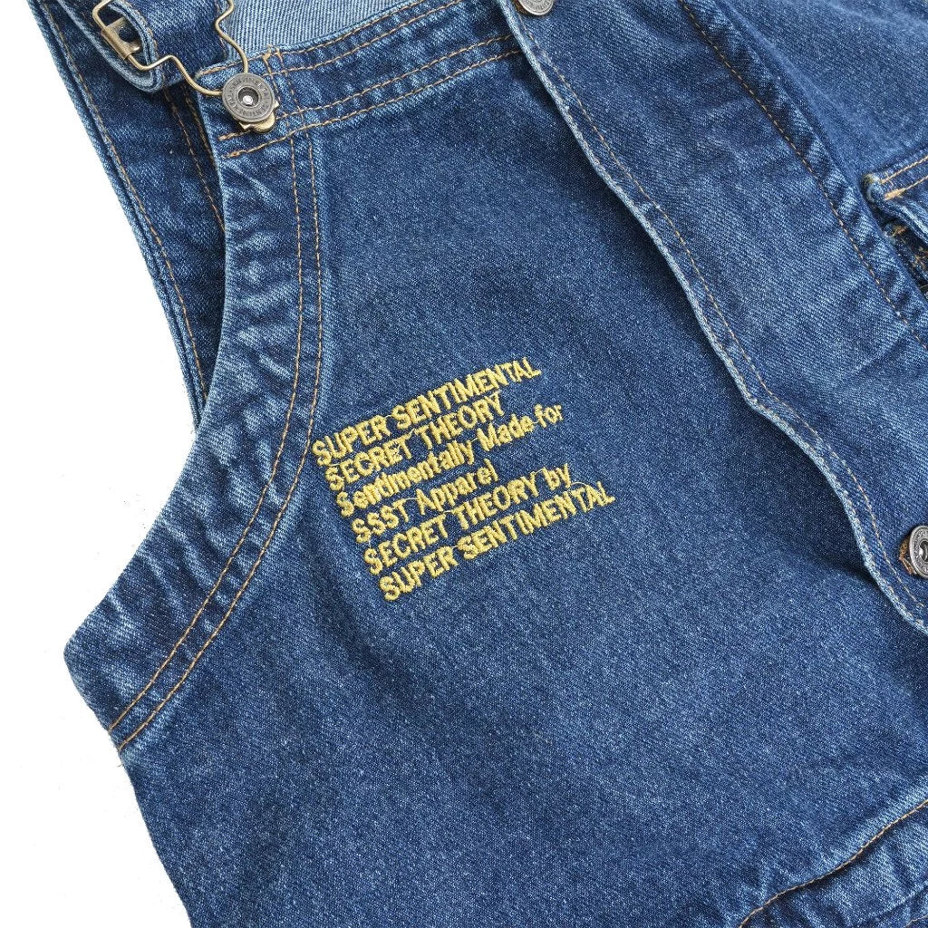 Experienced Denim Overall Light Indigo