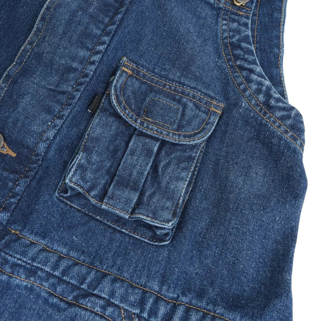 Experienced Denim Overall Light Indigo