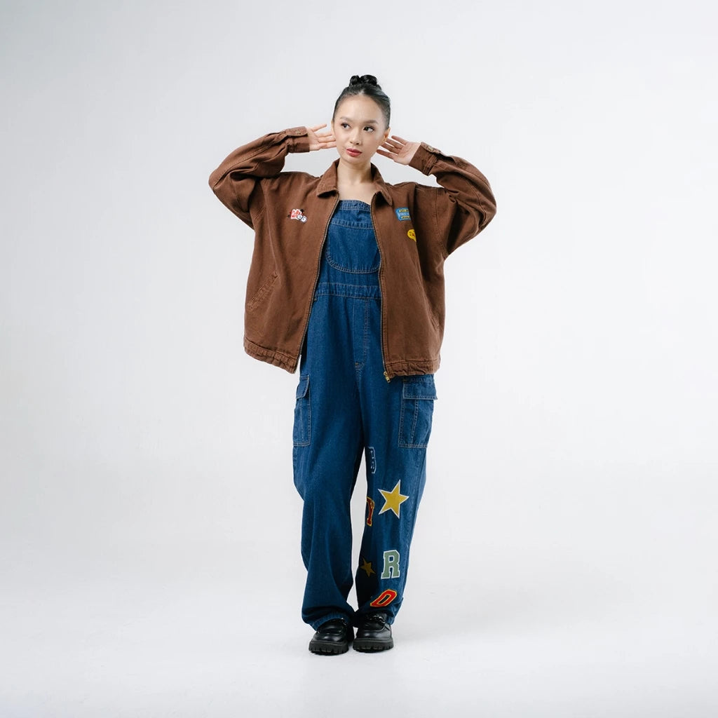 Retro Ride Overall Denim