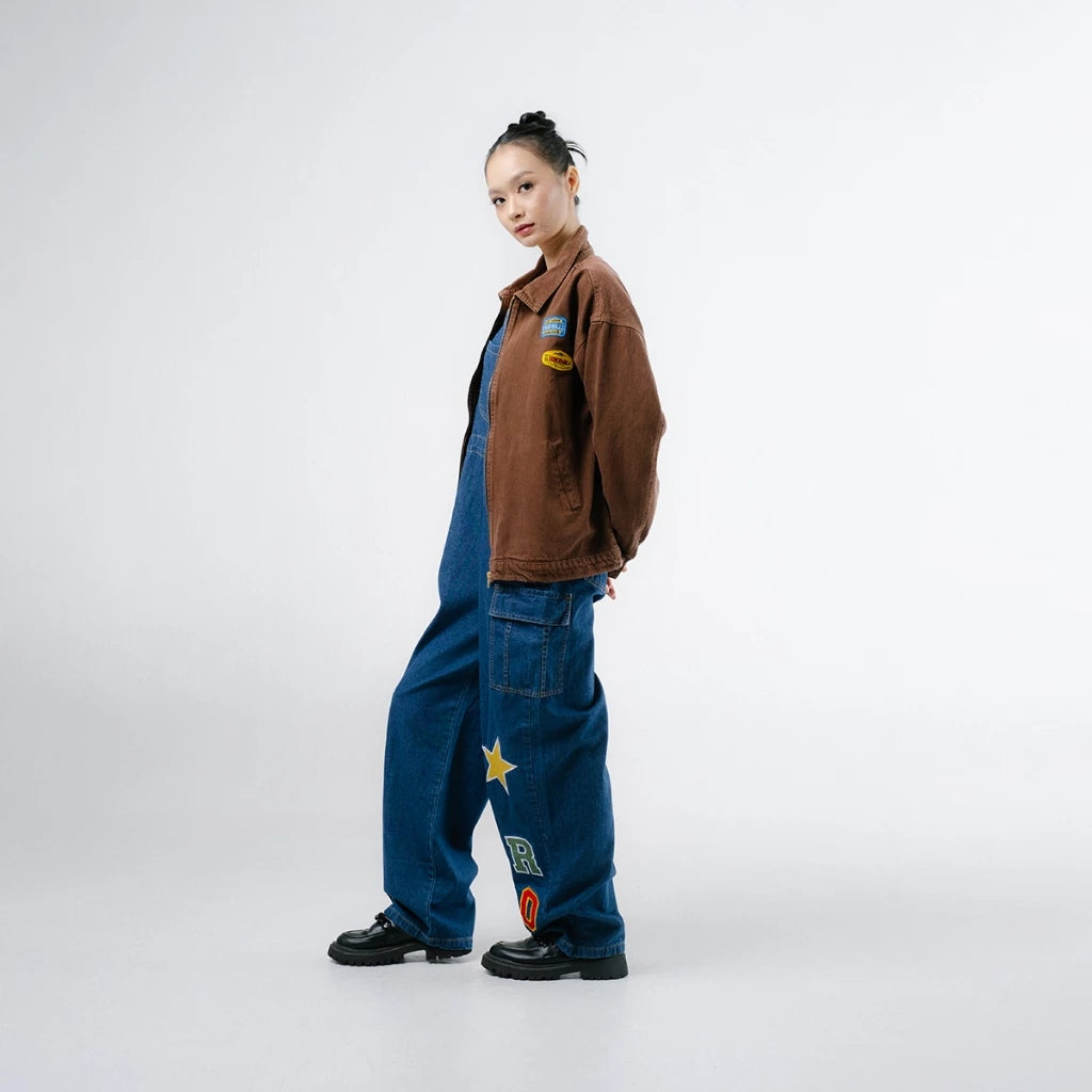 Retro Ride Overall Denim