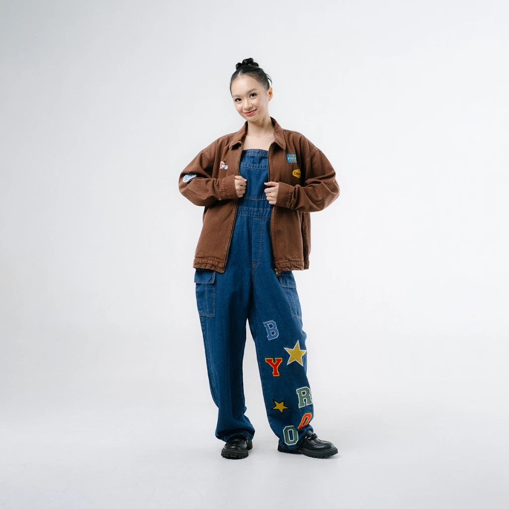 Retro Ride Overall Denim