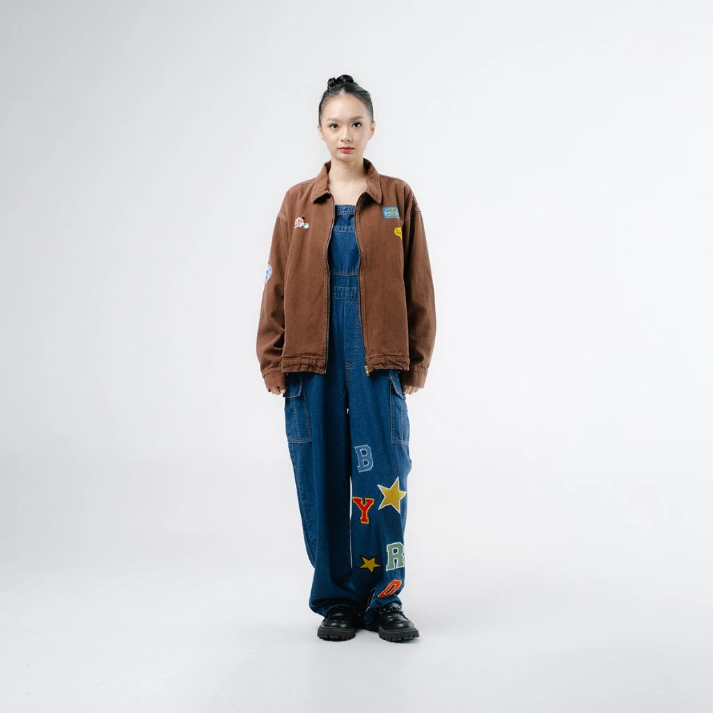 Retro Ride Overall Denim