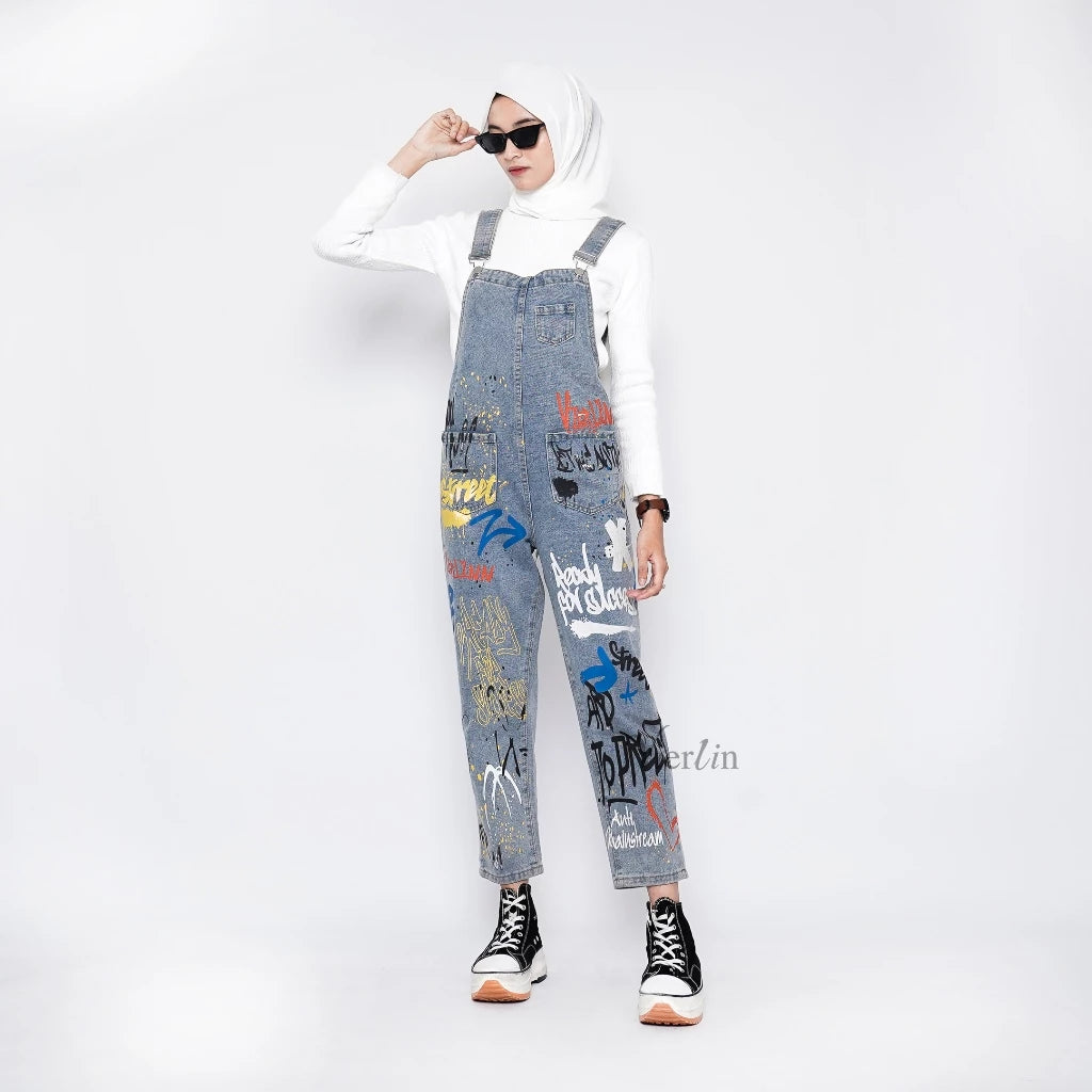 Street Splash Denim Overall