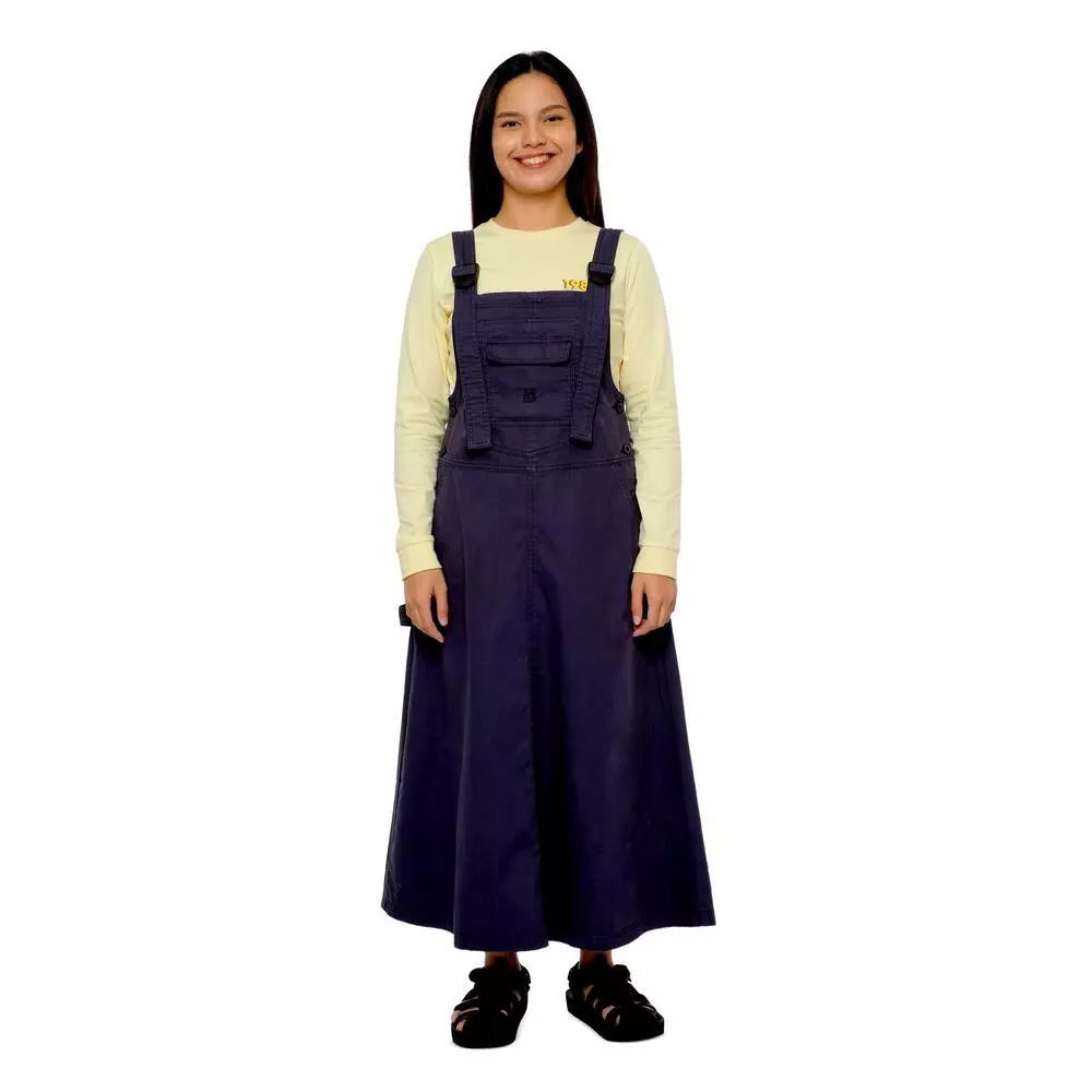 WS TRISHA OVERALL MIDI DRESS